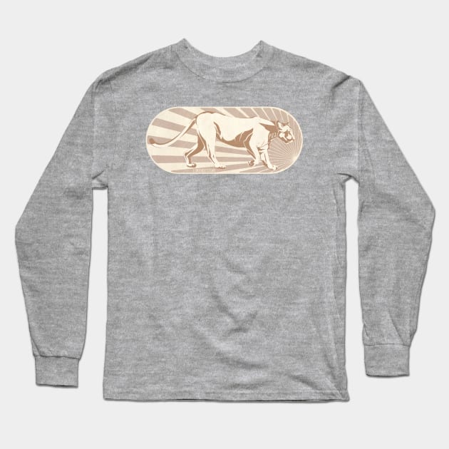 P22 Mountain Lion Long Sleeve T-Shirt by Lukeh Designs